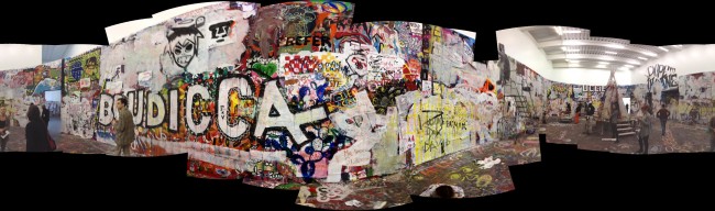 A panoramic view of the whole room