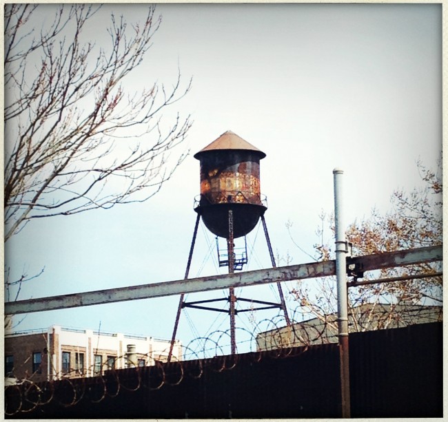 water tower in brooklyn