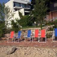 Some deck chairs for more comfortable sunning.