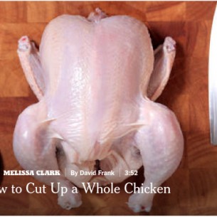NY Times how to cut a chicken