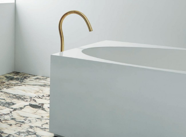 The loveliest bathtub faucet ever. Photo courtesy of Waterworks.