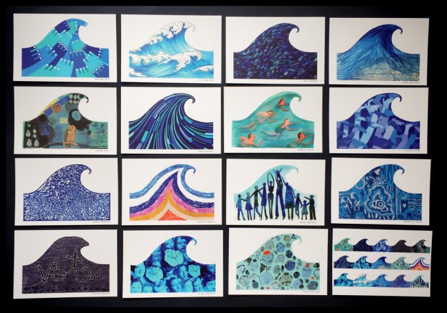 blue wave postcards